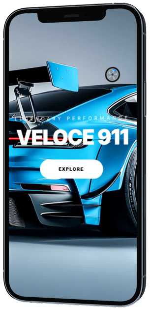 Veloce 911 Explore Screen