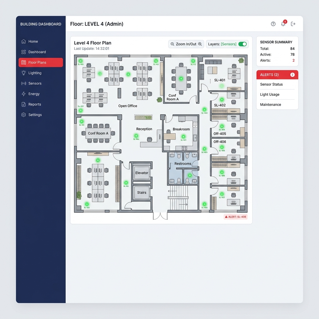 Siemens Manage App Mockup Dashboard